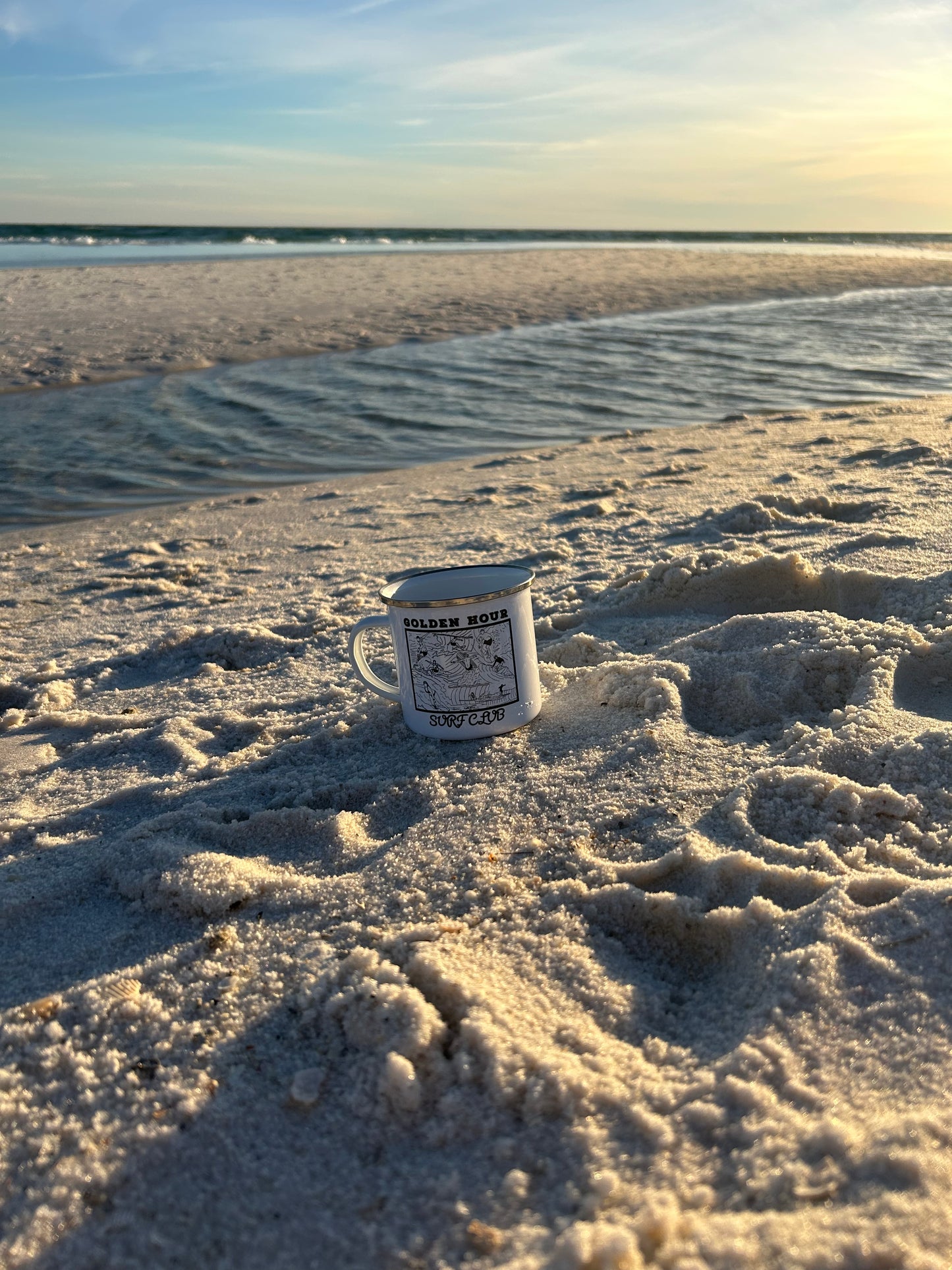 Surf club/surf the pier mug