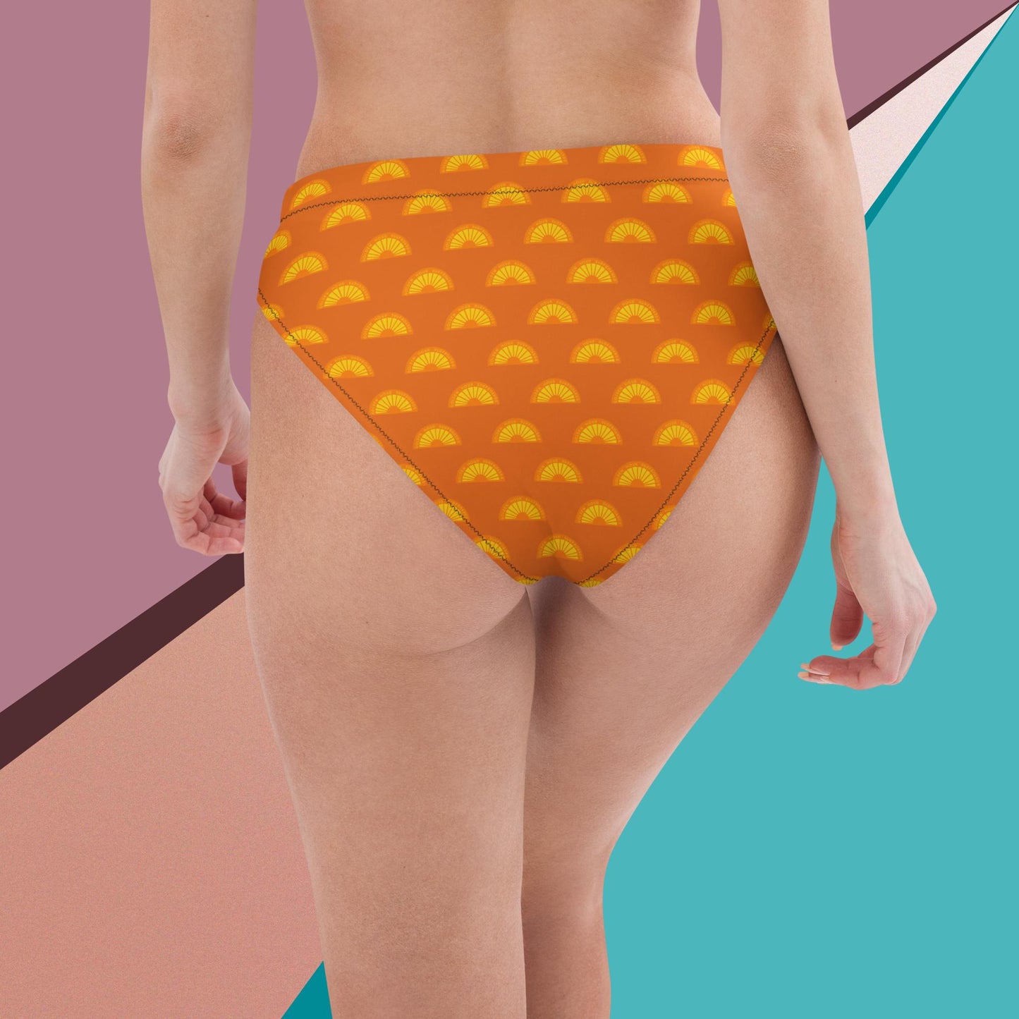 Golden Hour high-waisted bikini bottom