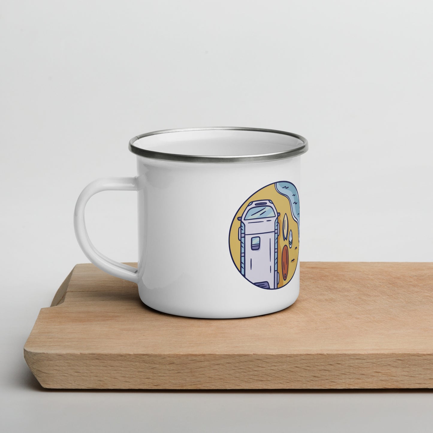 Enamel Mug Lazy Surf days