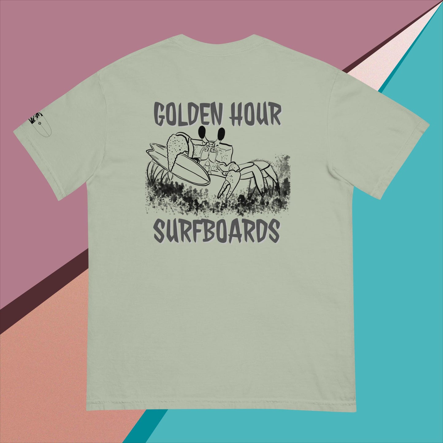 Crabby Surf comfort colors Tshirt