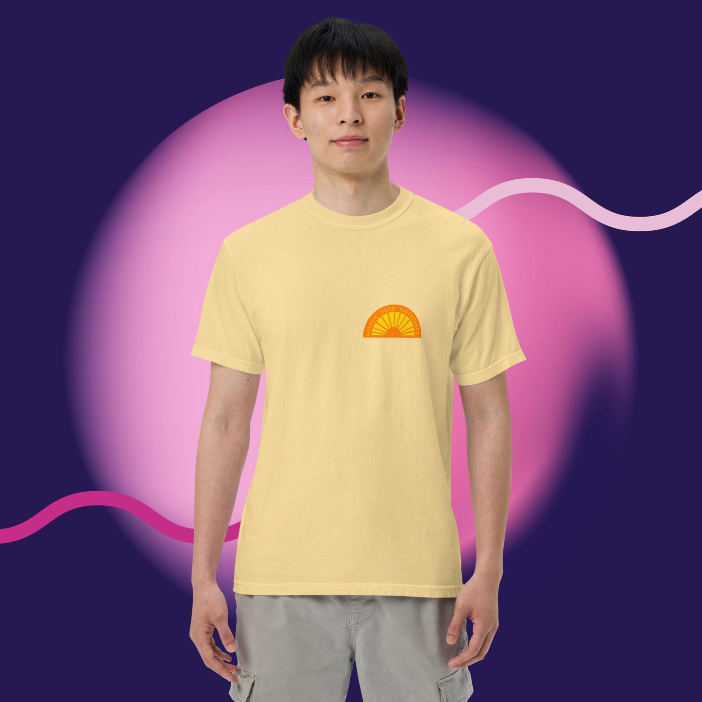 GOLDEN HOUR SURF CLUB COMFORT COLORS TSHIRT