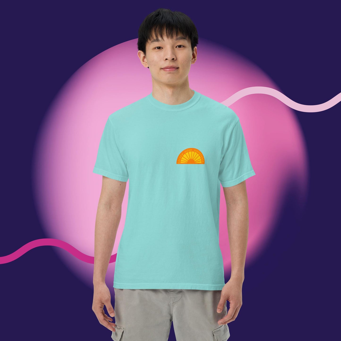 GOLDEN HOUR SURF CLUB COMFORT COLORS TSHIRT