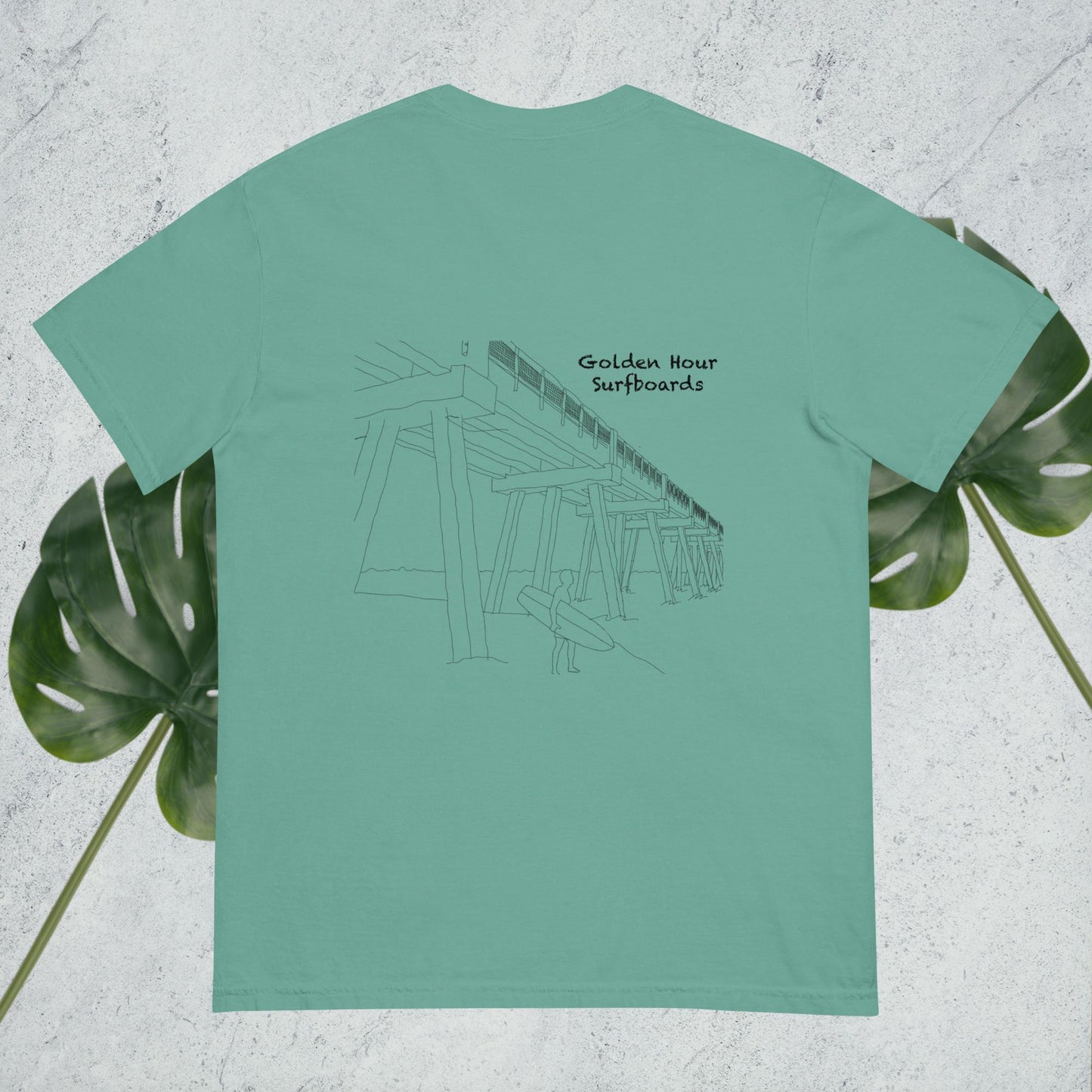 Fight the power, Surf the pier Tshirt