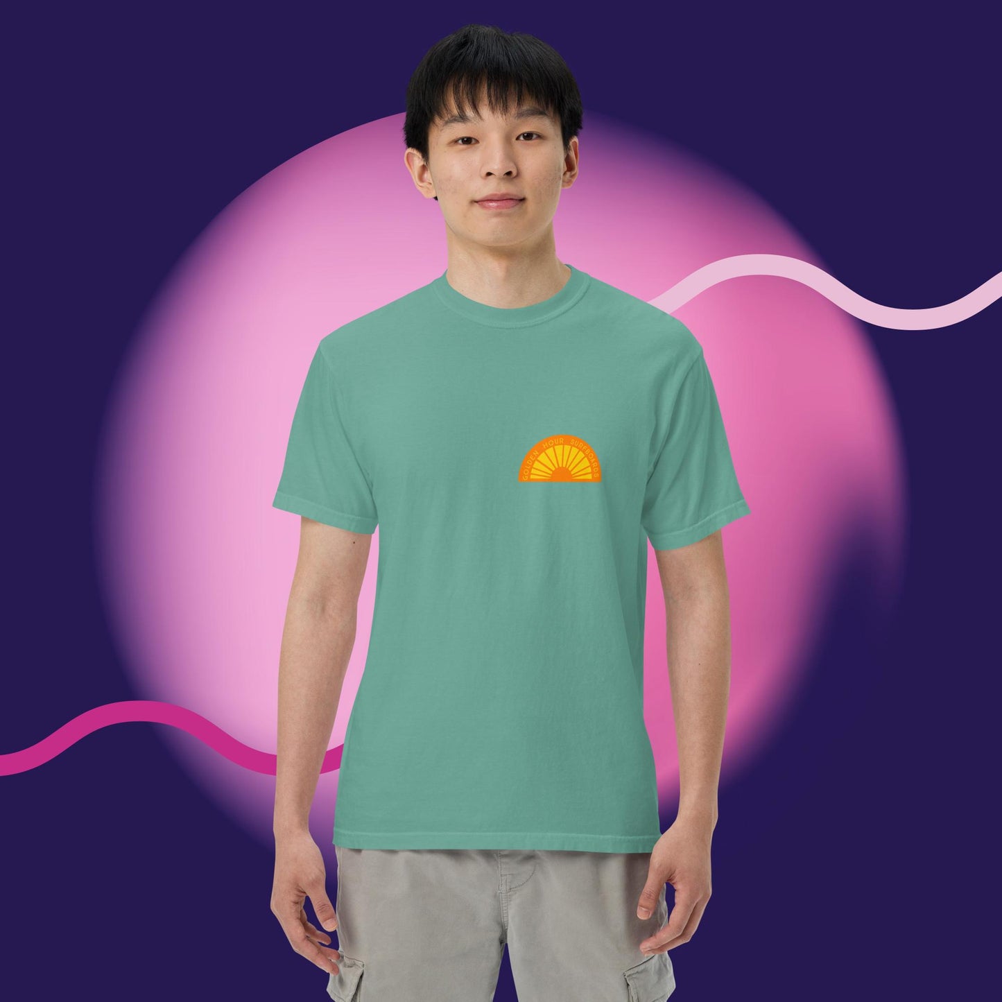 GOLDEN HOUR SURF CLUB COMFORT COLORS TSHIRT