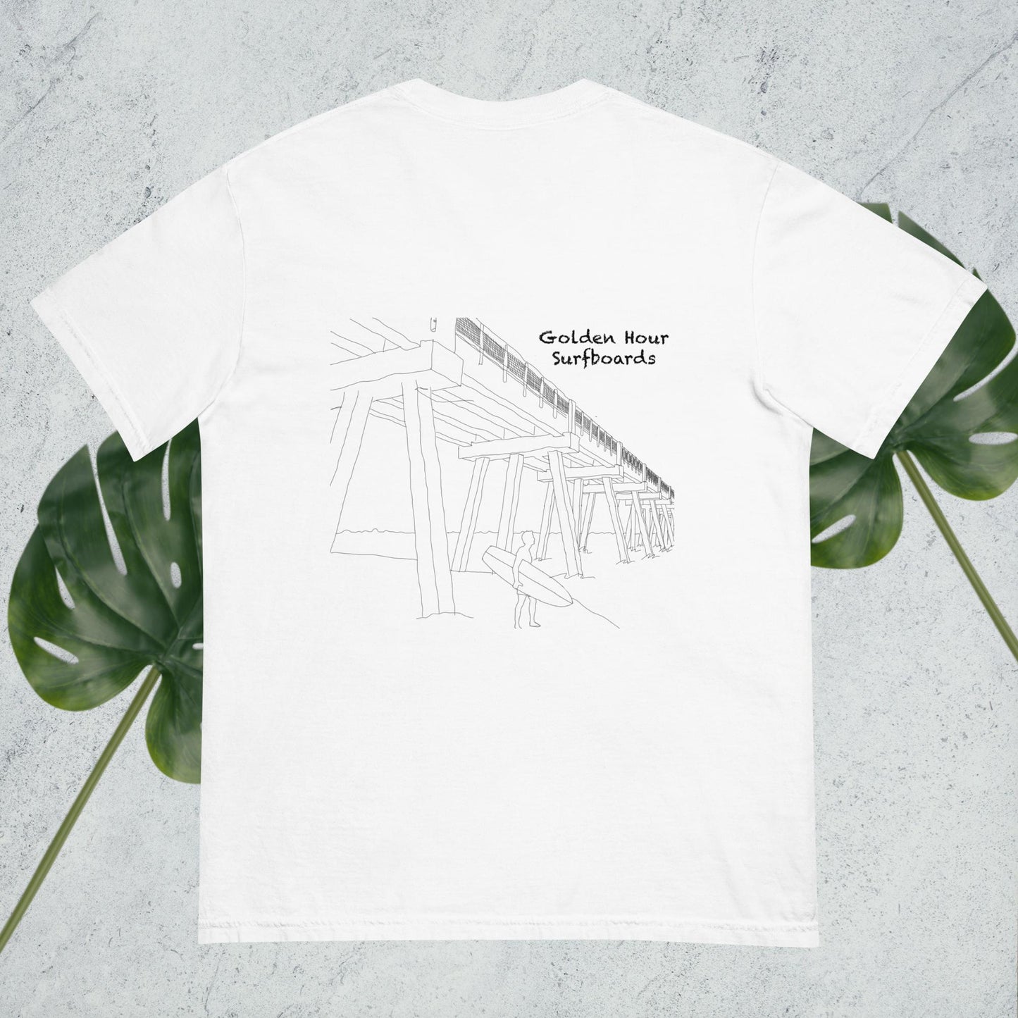 Fight the power, Surf the pier Tshirt