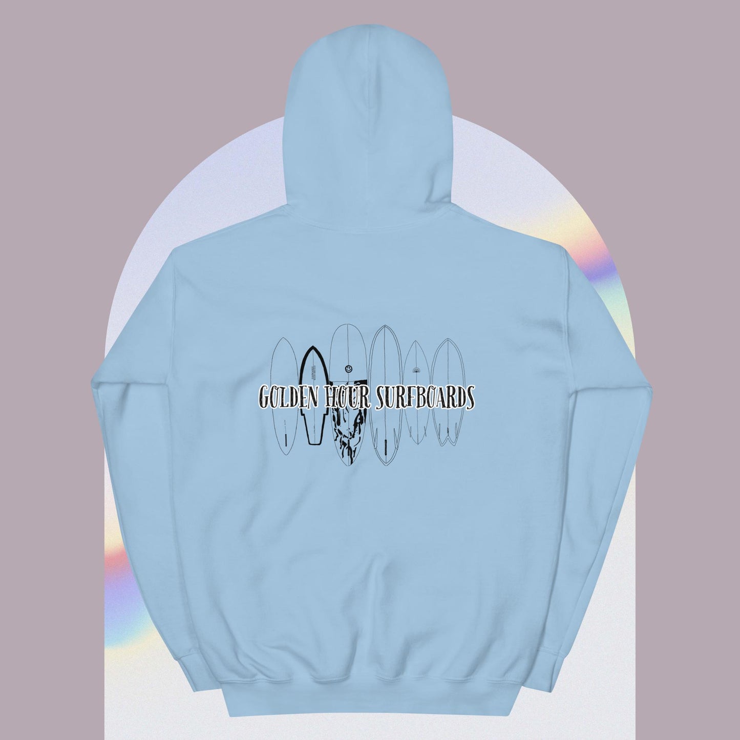 Custom surfboards hoodie