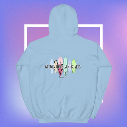 Custom surfboards color Unisex Hoodie