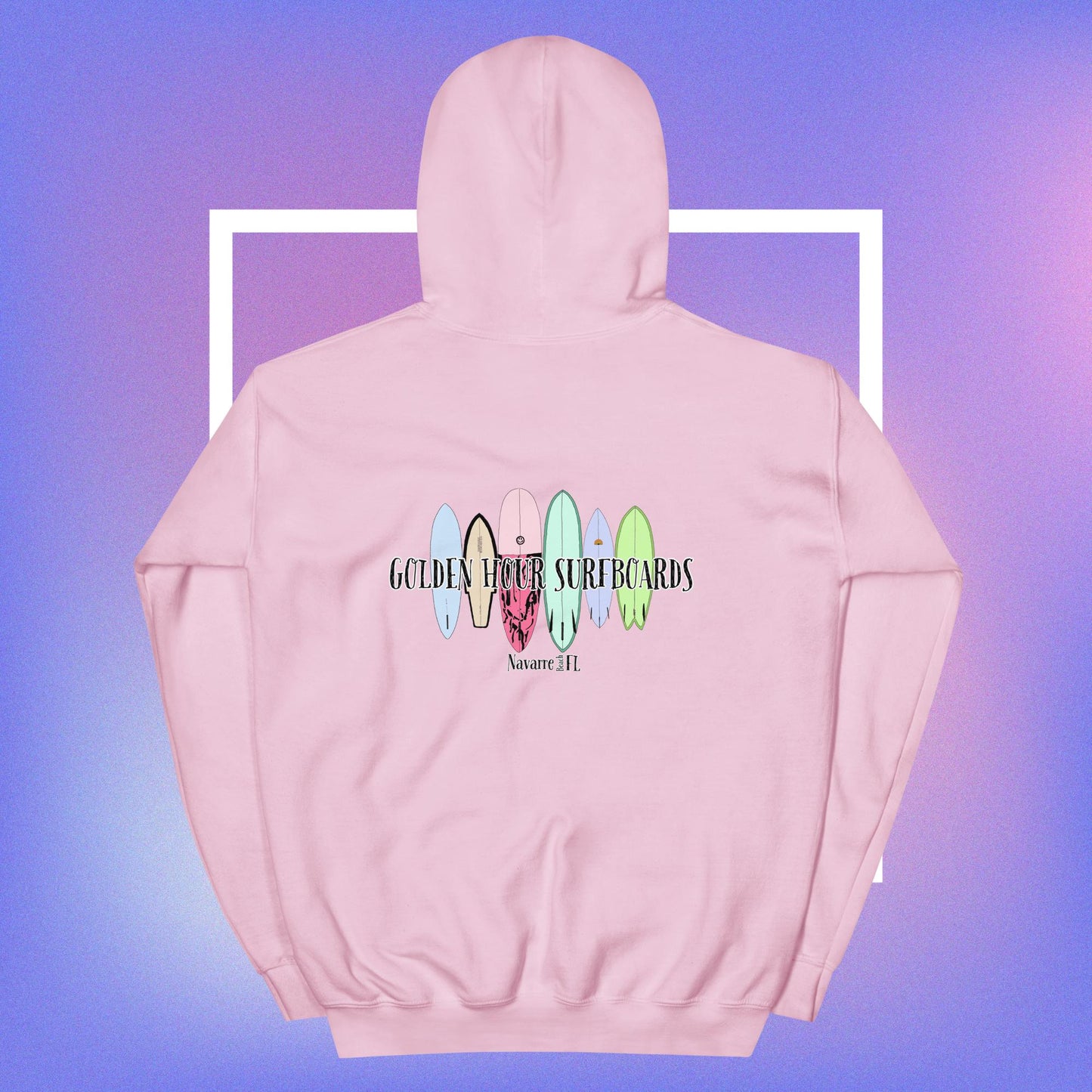 Custom surfboards color Unisex Hoodie