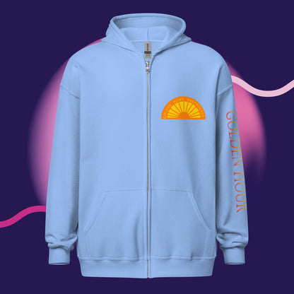 GOLDEN HOUR SURF CLUB ZIP UP HOODIE