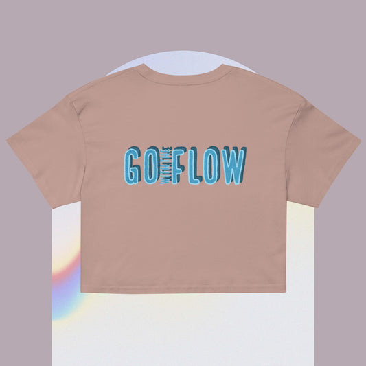 Go with the Flow Women’s crop top